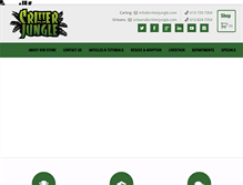 Tablet Screenshot of critterjungle.com